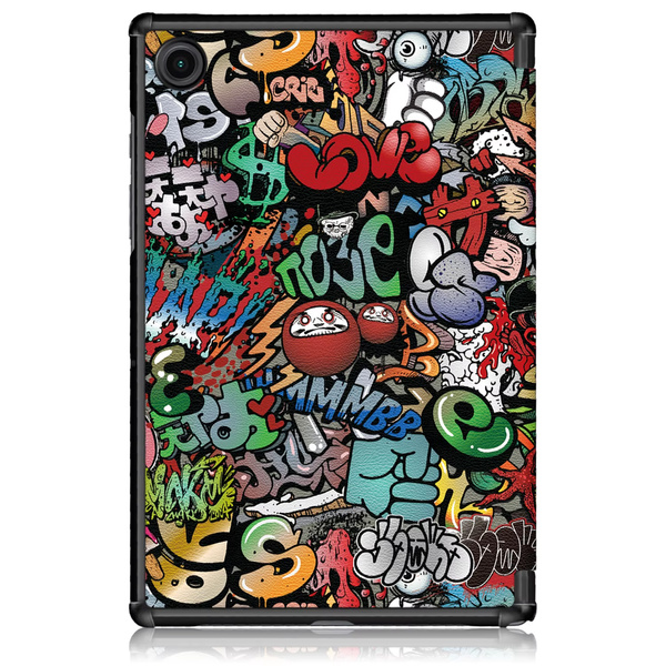 Puzdro grafické s klapkou na Galaxy Tab S6 Lite 10 / Samsung Galaxy Tab S6 Lite 22 / Samsung Galaxy Tab S6 Lite 24 - ochranné