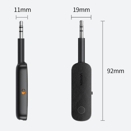 Ugreen receiver bluetooth transmitter mini jack 3.5mm black (CM403)