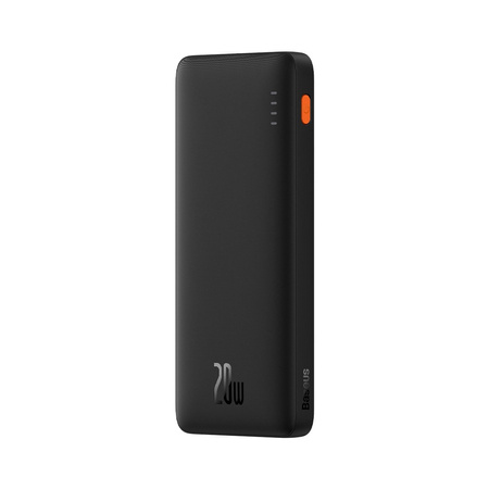 Powerbank Baseus Airpow 20W 10000mAh z kablem Baseus Simple Series USB-A - USB-C 30 cm - czarny