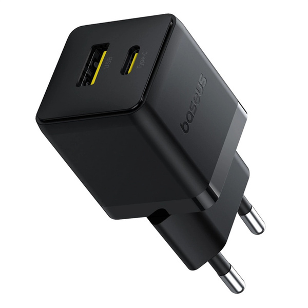 Nabíjačka sieťová Baseus Palm 30W USB-C USB-A, čierna
