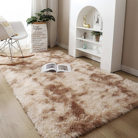 Ombre Shaggy Strado Carpet 200x260 OmbreCamel (Beige)