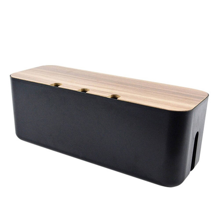 Cable and strip organizer box