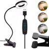 Lampa stolová LED z klipom DML5, čierny