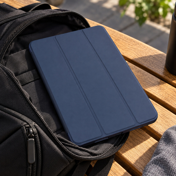 Etui Smart do Xiaomi Pad 7 / 7 PRO / Pad 8 / 8 PRO / Pad 9 z klapką i podstawką - granatowe