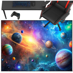 3D Strado Galaxy carpet 120x170 cm with space theme for youth room or gamer room