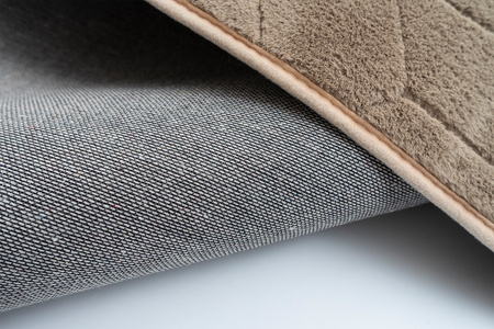 Dywan Rabbit 3D pluszowy miękki jedwabisty futro królika 120x170, beżowy