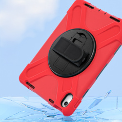 Puzdro Shockproof s držiakom na Apple iPad 10.9 2022 / 11 A16 2025 / Apple iPad 10.9 / Apple iPad 11, červené - ochranné