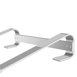 Aluminum tablet laptop stand up to 18" Simple S1 (Black)