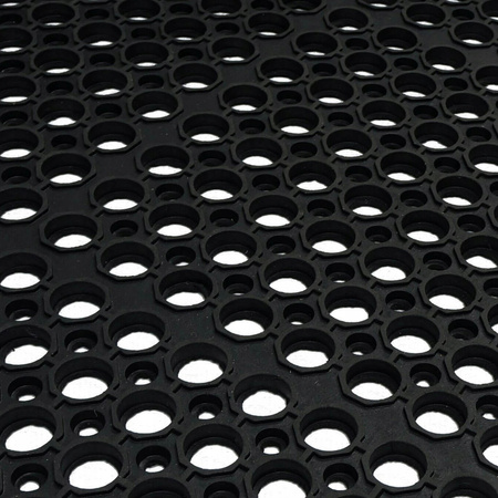 Perforated rubber floor mat 60x90cm - PRF6