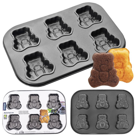 Cookie Mold Steel Bears 26,5 cm