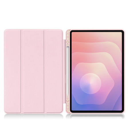 Puzdro Smart Pencil na Samsung Galaxy Tab S11 11 SM SMX736 s klapkou, ružové - ochranné