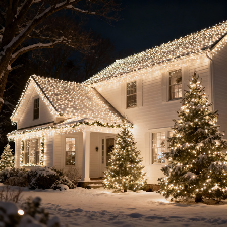Lampki choinkowe 1512 LED białe ciepłe wewnętrzne zewnętrzne 15m TIMER IP44