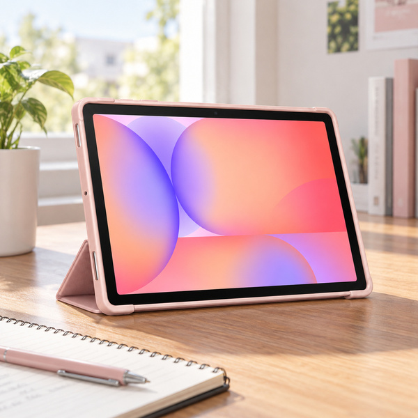 Etui Smart Case do Galaxy Tab S10 Lite 10.9/ S10 FE/ S9 FE/ S9/ S8 - różowe