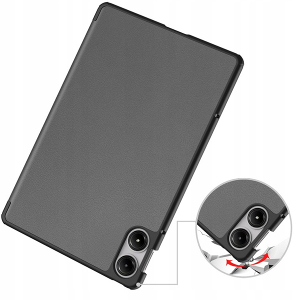 Etui z uchwytem na rysik do Redmi Pad 2 11 2025, ochronne, szare