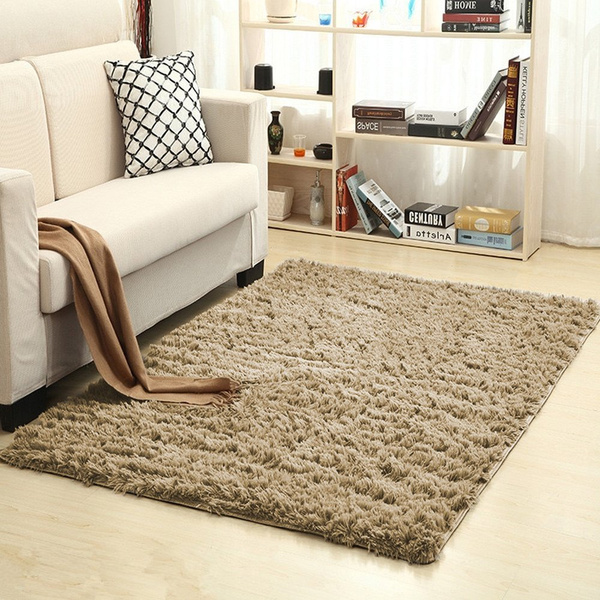 Shaggy Strado room carpet 160x220 CappuccinoCamel (Light brown)