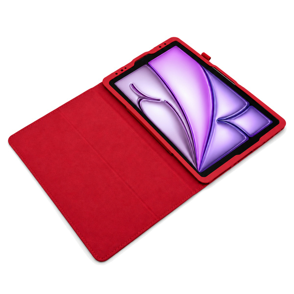 Etui z klapką do Apple iPad Air 11 M4 M3 M2 2026/ 25/ 24 gen. 8/ 7/ 6 - czerwone