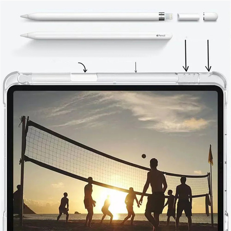 Etui Clear Pencil do Huawei MatePad SE 11 2024 AGS6-W00 na rysik - AGS6-W00, niebieskie - ochronne