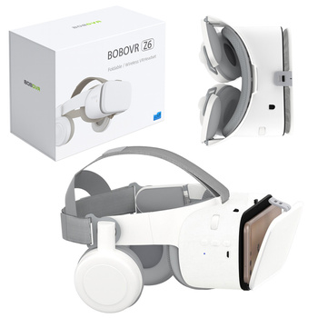 Okulary gogle VR 3D 360° BoboVR Z6 ze słuchawkami do telefonu Android iOS
