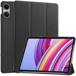 Etui Smart z klapką do Xiaomi Redmi Pad Pro 12.1 2024, czarne - ochronne z podstawką, dostęp do portów i przycisków