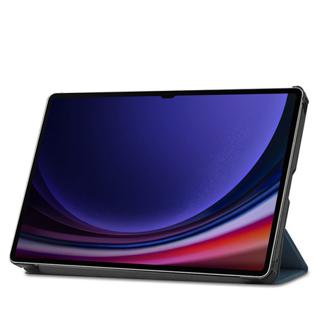 Etui Smart do Samsung Galaxy Tab S9, czarne - ochronne z podstawką, dostęp do portów i przycisków