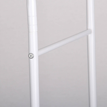 Double standing hanger on wheels for clothes - Costway W050 (White)