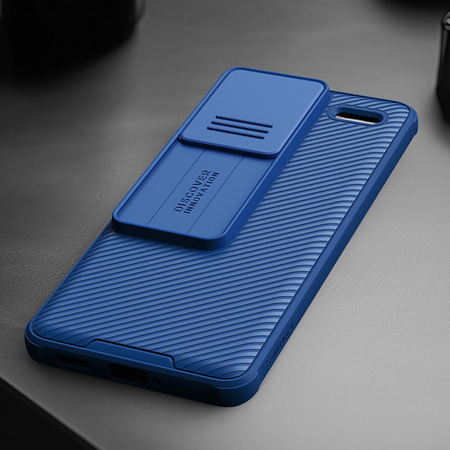 Puzdro Nillkin CamShield Pro na Redmi Note 13 Pro Plus 5G / Note 13 Pro, modré - ochranné so stojanom