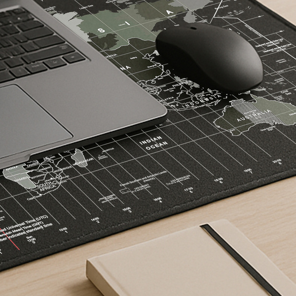 Veľká podložka pod myš laptop Herná podložka na stôl 90x40 XXL, čierny