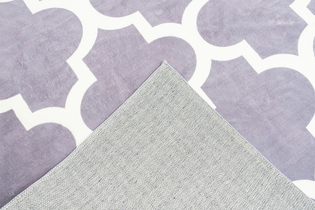 NOVO Strado modern carpet for living room delicate grey velvet pattern Morocco Grey 160x200 cm