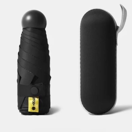 Compact umbrella automatic folding lightweight men's umbrella women's umbrella with UV filter cover +ETUI for purse