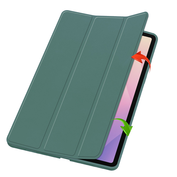 Puzdro Smart Pencil na Samsung Galaxy Tab S11 11 SM SMX736 s klapkou, zelené - ochranné