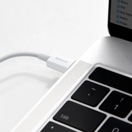 Kábel Baseus Superior Series USB-C / Lightning PD 20W 1 m, biely