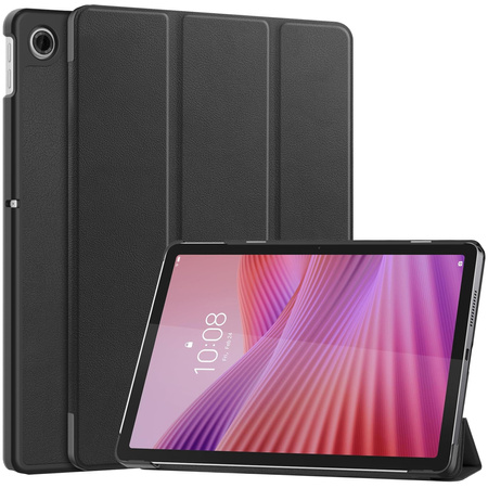 Puzdro Smart na Lenovo Tab 10.1 2025 s klapkou / Lenovo Tab, čierne - ochranné so stojanom