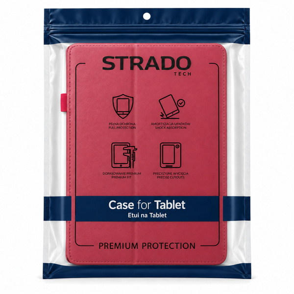 Etui obrotowe do Apple iPad 10.9 2022 gen 10 iPad 11 A16 2025 gen 11 - różowe