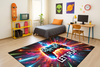 3D Strado LET'S PLAY gaming carpet 100x150 cm modern for gamer's room