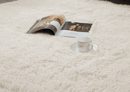 Shaggy Strado Carpet 200x300 CreamBeige (Beige)