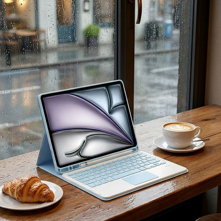 Etui i KLAWIATURA touchpad do iPad Air 11 M3 2025, Air 11 M2 2024 GEN 7, 6