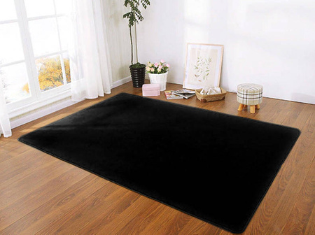 Dywan Polar 160x220 cm, czarny PolarBlack - miękki do salonu i sypialni