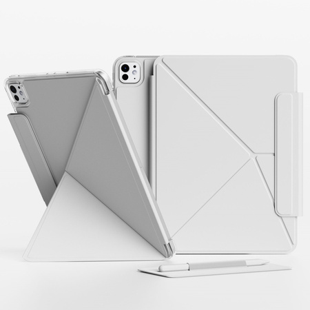 Etui ORIGAMI do Apple iPad Air 11 M3 2025/ Air 11 M2 2024 GEN 7 6 podstawka, białe