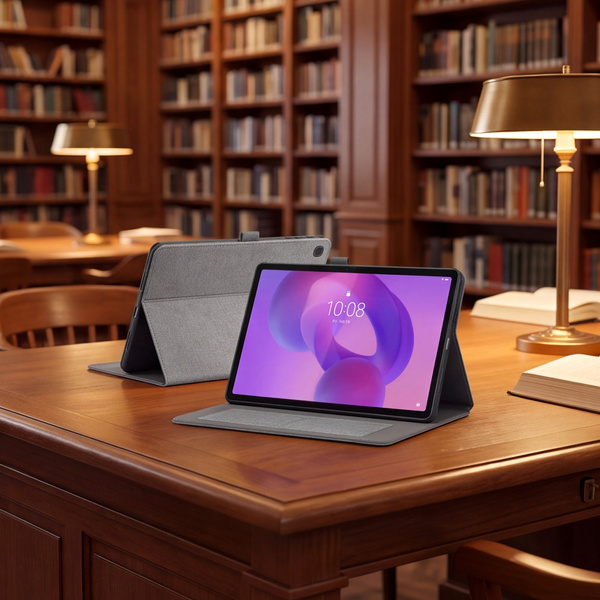 Etui z klapką do Lenovo Idea Tab 11" TB336FU TB336ZU ZAFR0378PL - szare