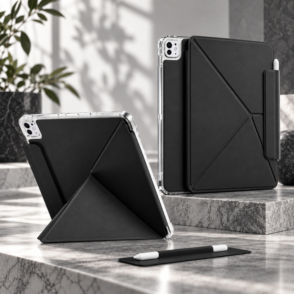 Etui Origami do Apple iPad Air 13 M4 M3 M2 2026/25/24 gen 8/7/6 - czarne