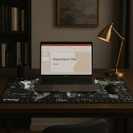 Strado Desk Mat 90x40 World Map