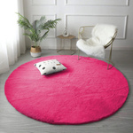 Rabbit Strado 140x140 round rug HotPink (Pink)