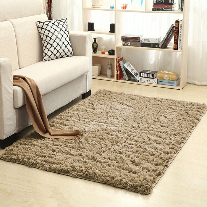 Shaggy Strado rug 160x200 CappuccinoCamel (Light brown)