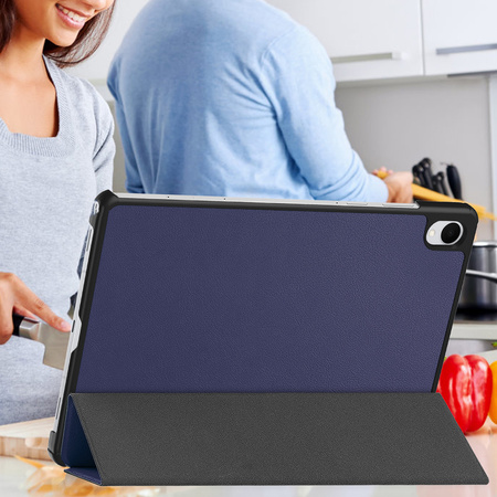 Puzdro Smart na Samsung Galaxy Tab S11 11 SM SMX736 s klapkou, tmavomodré - ochranné