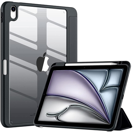 Puzdro Crystal Pencil na iPad Air 11 6 Gen M2 2024 / 7 Gen M3 2025 / iPad Air 11 Gen. 6 A2902 A2899 A2900, čierne - ochranné