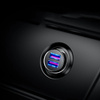 Baseus Circular inteligentná nabíjačka automobilová 2x USB QC3.0 Quick Charge 3.0 Scp Afc 30W