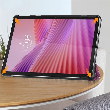 Puzdro grafické na Lenovo Tab 10.1 2025 s klapkou - ochranné so stojanom