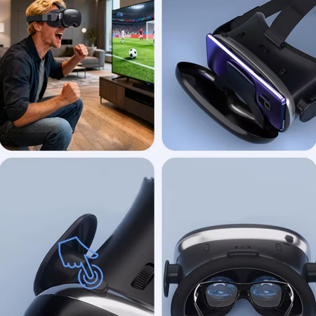 Okulary VR Shinecon G18 -  do smartfona na filmy, gry i VR wirtualna rzeczywistość