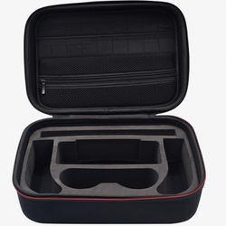 Etui podróżne walizka torba do Nintendo Switch 1, czarne- ochronne z podstawką, dostęp do portów i przycisków