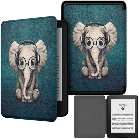 Kindle Paperwhite 6/ Colorsoft/ Signature Edition- Elephant graphic case